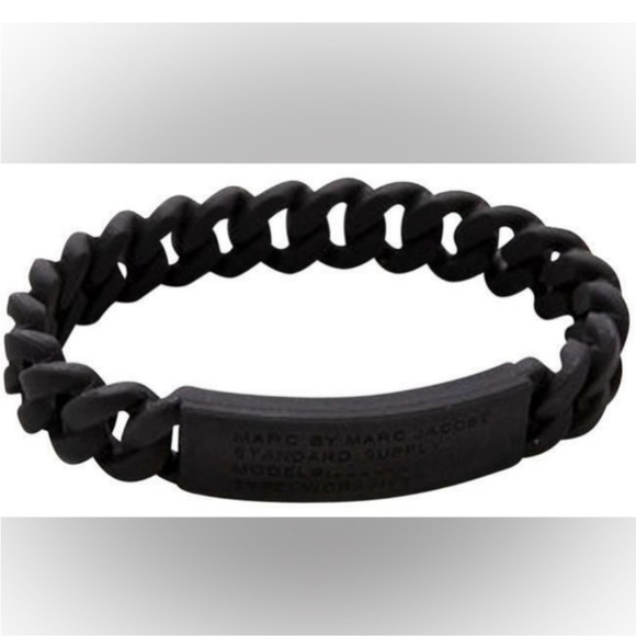 Marc by Marc Jacobs Silicone Bracelet in color Black One Size NWT - Picture 1 of 3